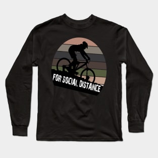 FOR SOCIAL DISTANCE HIKING LOVE Long Sleeve T-Shirt